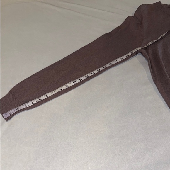 Haggar Cashmere Sweater Cotton Brown V-Neck Men's Size M - Picture 6 of 9